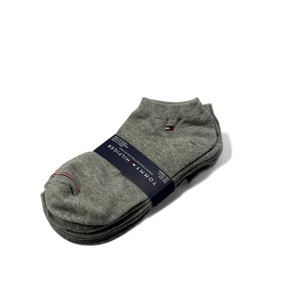 Tommy Hilfiger Ankle Socks – 3-Pack (Heather Grey)