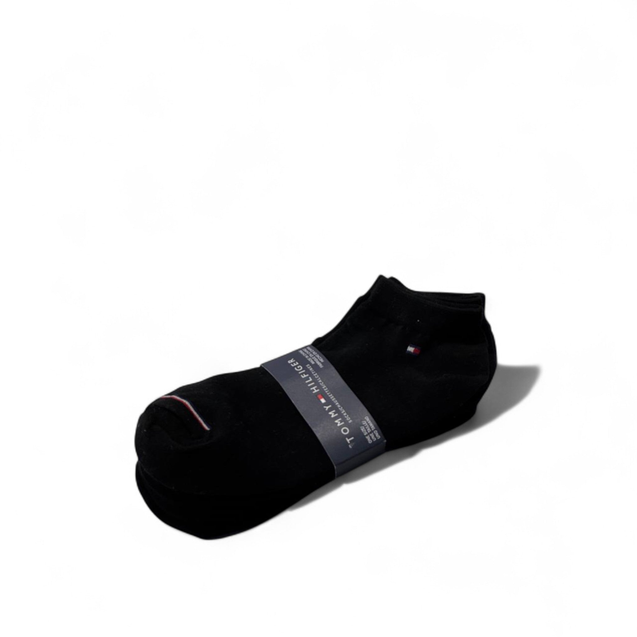 Tommy Hilfiger Ankle Socks – 3-Pack (Classic Black)