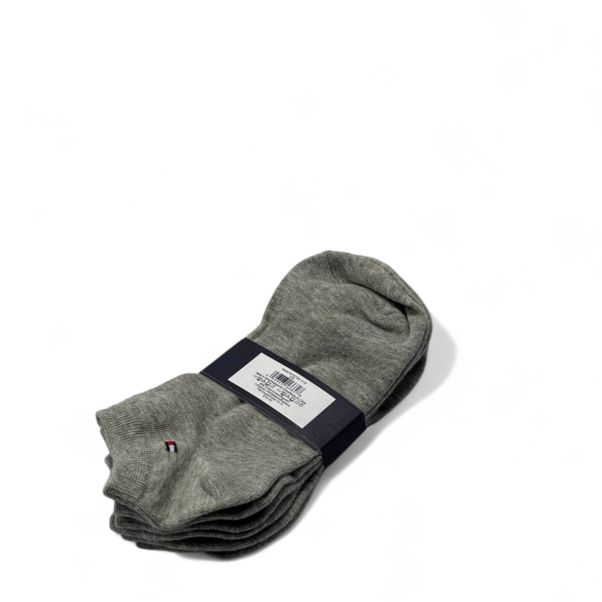 Tommy Hilfiger Ankle Socks – 3-Pack (Classic Grey)