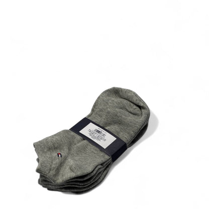 Tommy Hilfiger Ankle Socks – 3-Pack (Classic Grey)