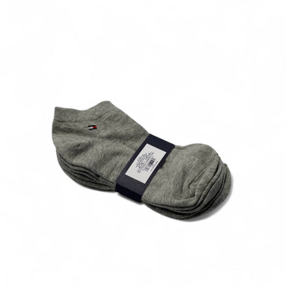 Tommy Hilfiger Ankle Socks – 3-Pack (Classic Grey)