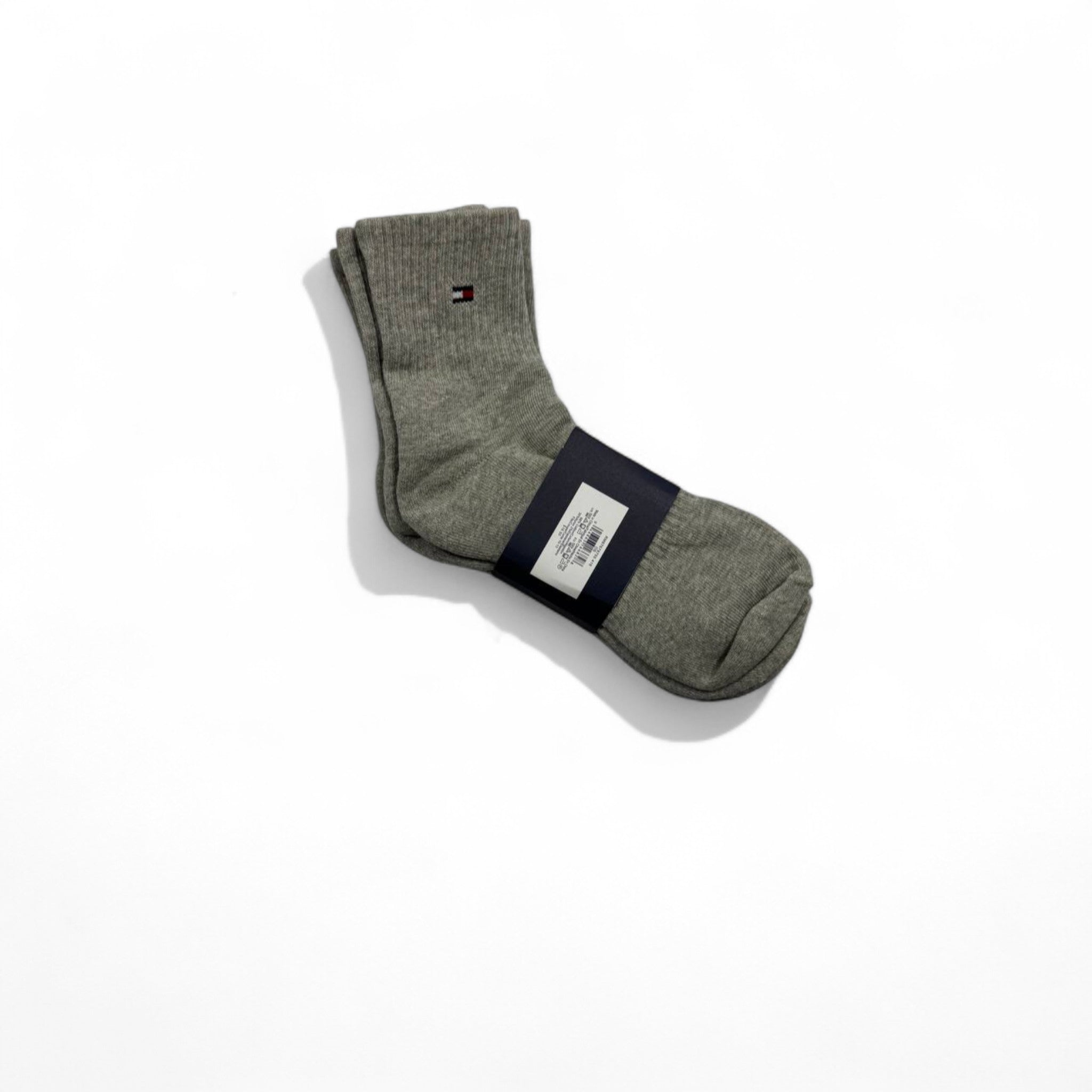 Tommy Hilfiger Classic Crew Socks – 3-Pack (Grey Label Edition)