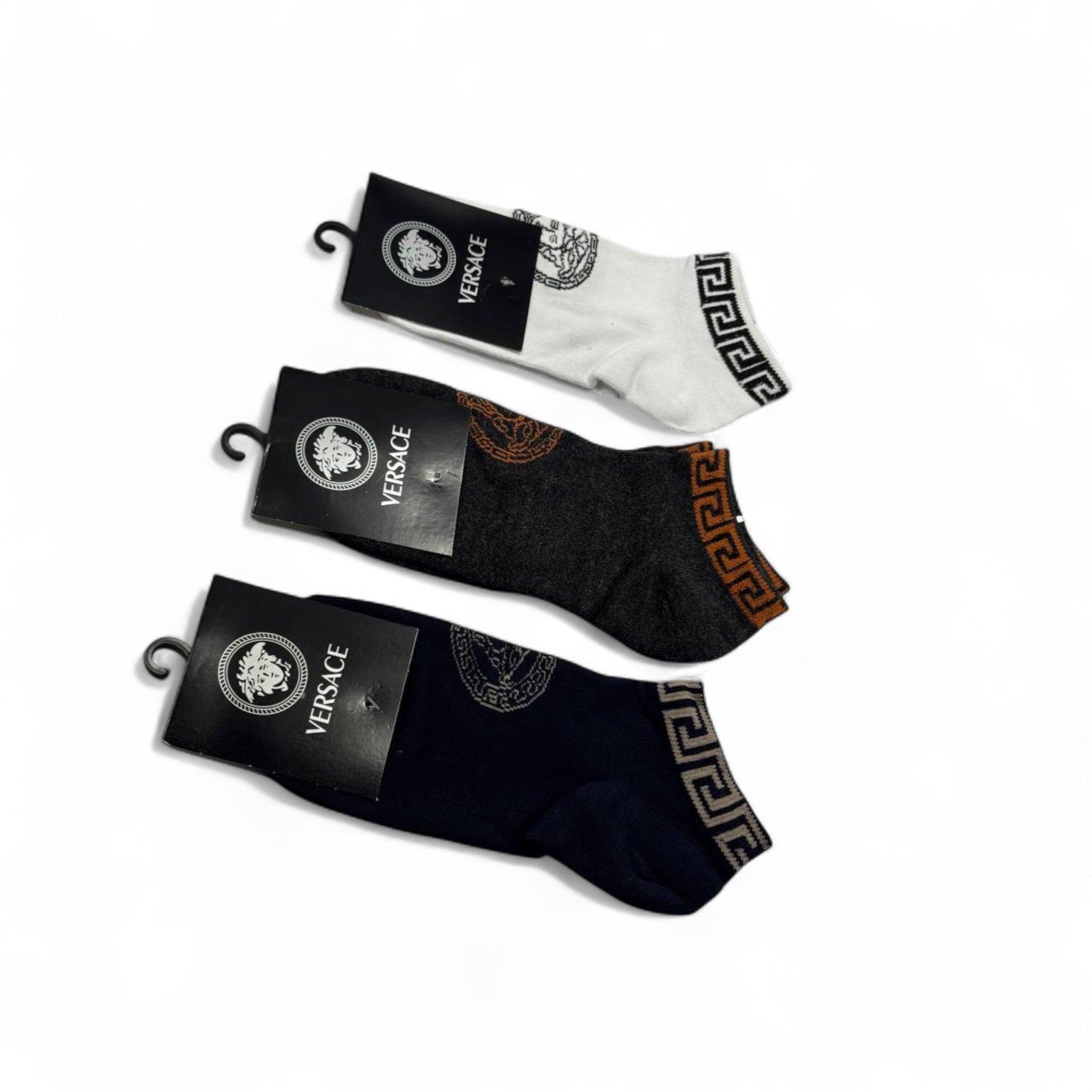 Versace-Inspired Socks 3-Pack 🔱 | Bold Elegance in Every Step