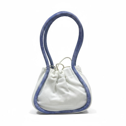 Super Sun Two-Tone Mini Bucket Bag 🤍💙