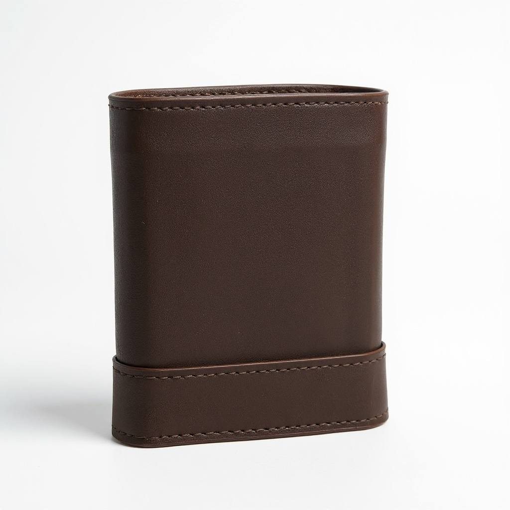 Calvin Klein Classic Leather Trifold Wallet – Brown 🤎✨