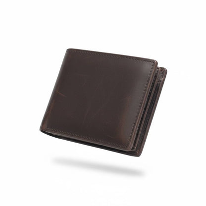 Calvin Klein CK Embossed Leather Bifold Wallet – Brown 🤎✨