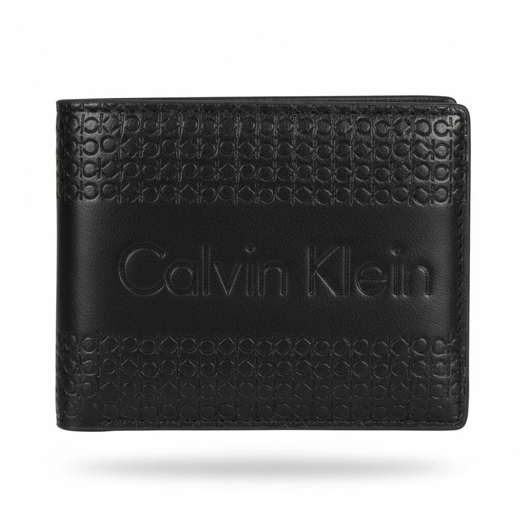 Calvin Klein Black Leather Wallet & Card Holder Gift Set 🖤✨