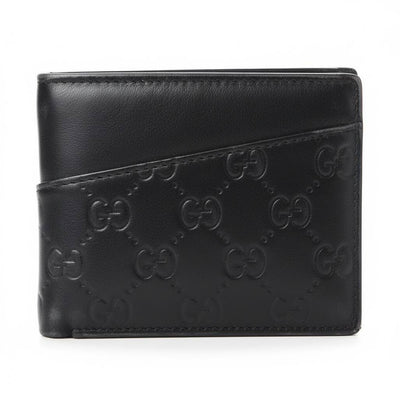 Gucci GG Embossed Leather Wallet, Card Holder & Key Ring Set – Black 🖤✨