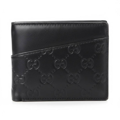 Gucci GG Embossed Leather Wallet, Card Holder & Key Ring Set – Black 🖤✨