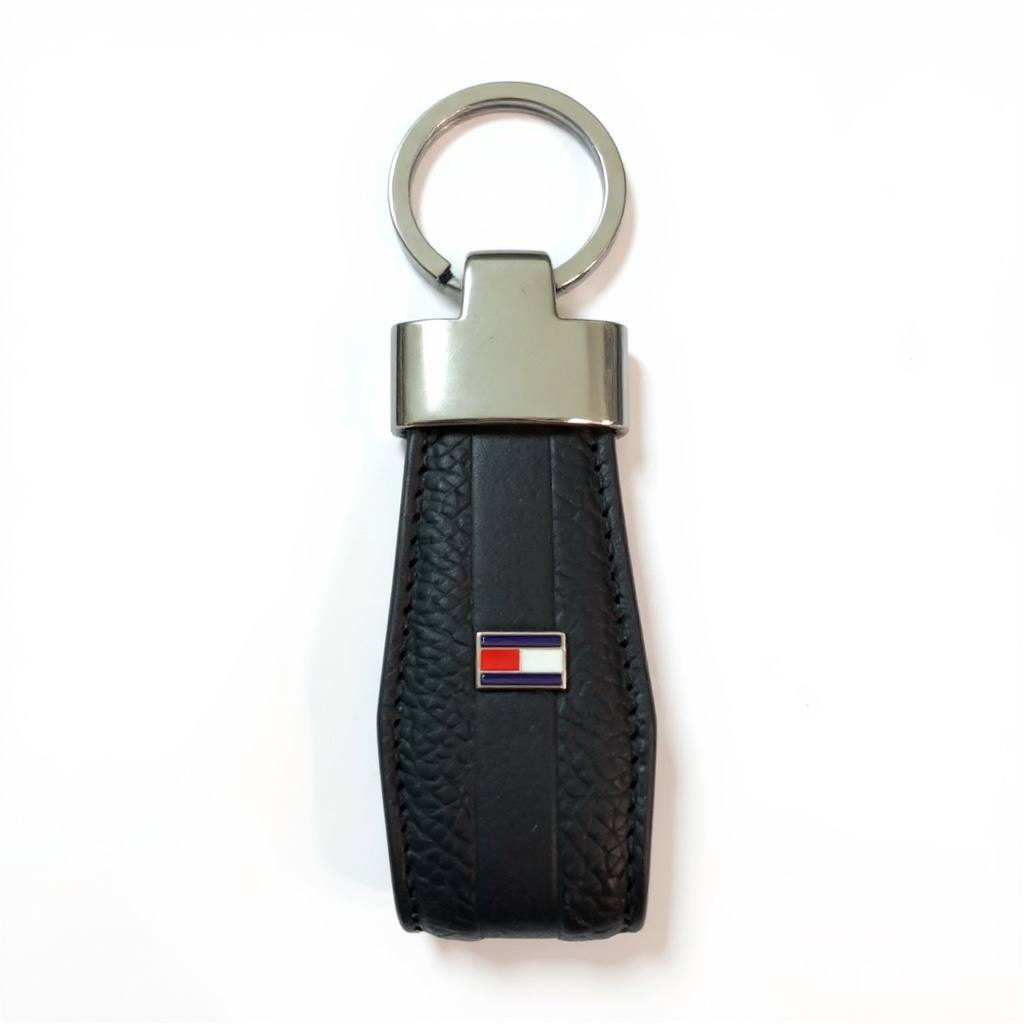Tommy Hilfiger Pebbled Leather Wallet & Key Holder Set – Black 🖤✨