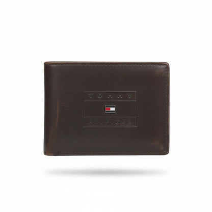 Tommy Hilfiger Classic Leather Bifold Wallet – Brown 🤎✨