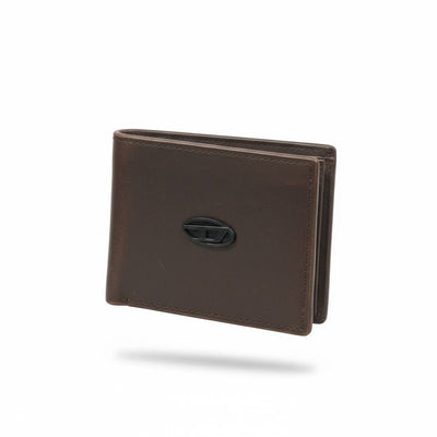 🔥🖤 DIESEL Men’s Leather Bifold Wallet – Bold Brown Edition 🖤🔥