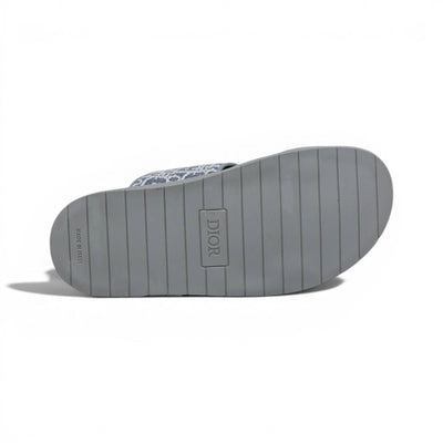 Dior Oblique Grey Slide Sandals – Luxury Designer Summer Slippers ✨🩶