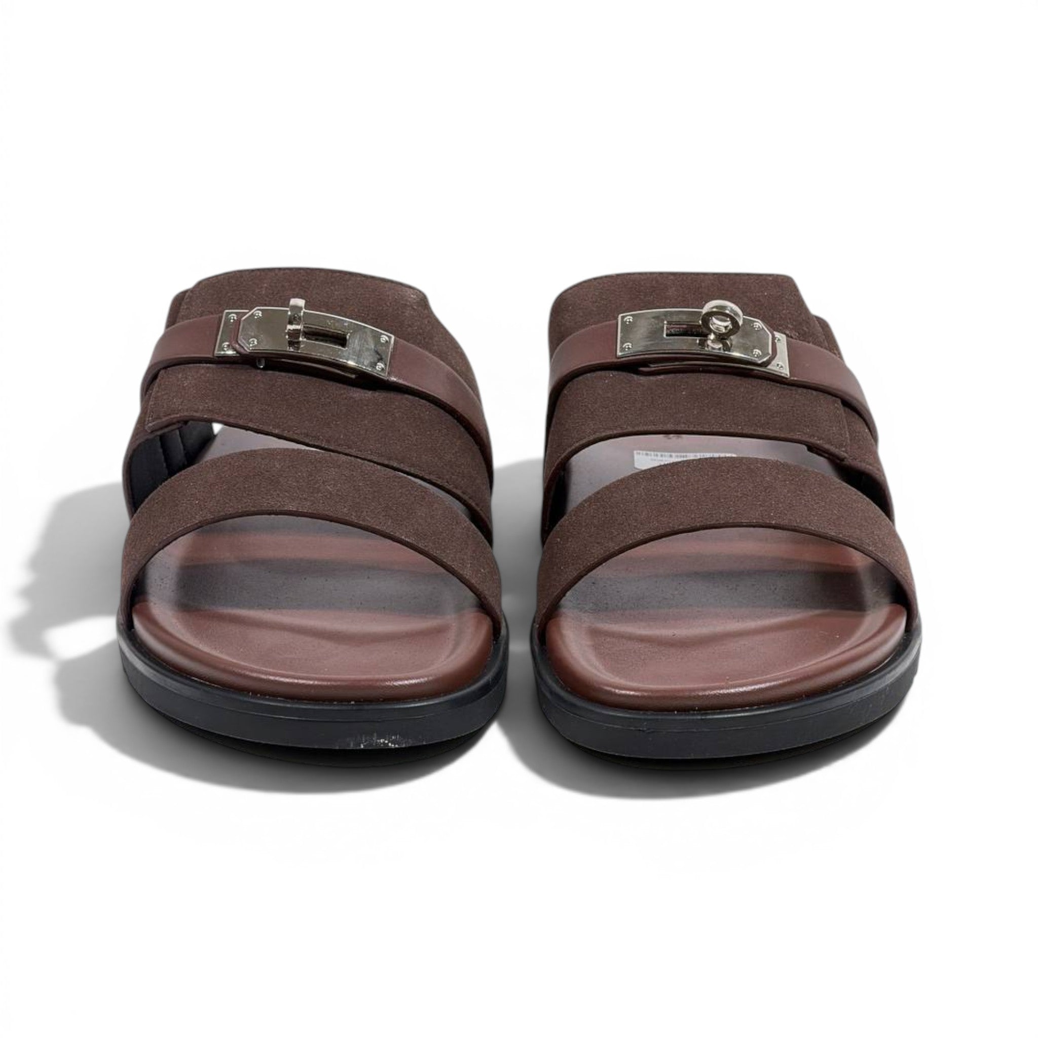 Hermès Brown Luxury Slide Sandals – Premium Designer Summer Slippers 🤎✨