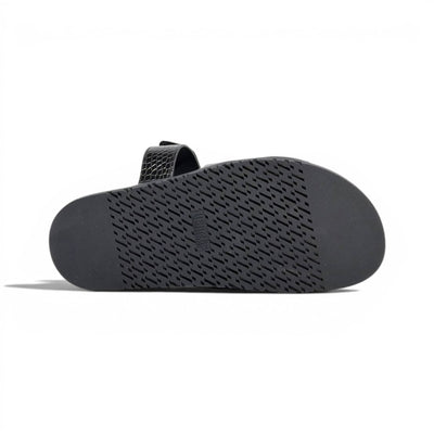 Hermès Black Crocodile Leather Slide Sandals – Luxury Designer Summer Slippers 🖤✨