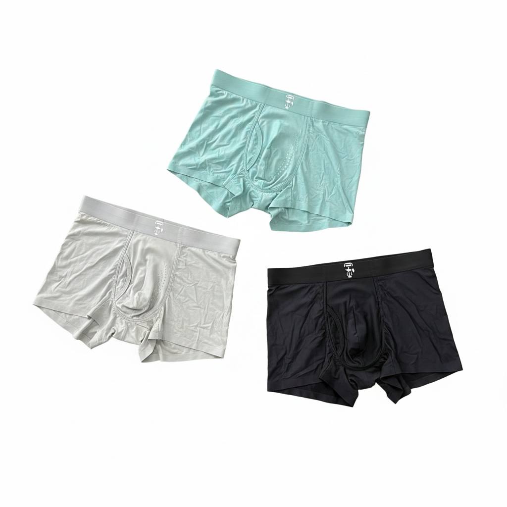 Karl Lagerfeld Premium Ice Silk Boxer Briefs Set – Luxury Everyday Comfort Collection 🖤🤍💚