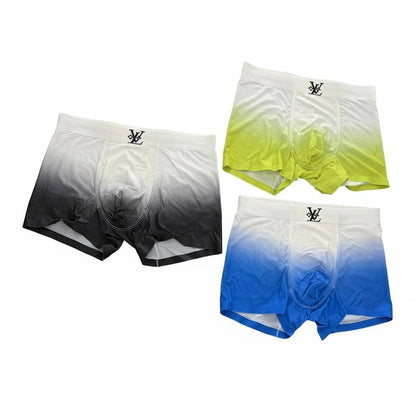 Louis Vuitton Gradient Premium Boxer Briefs Set – Luxury Ice Silk Collection 🌈✨