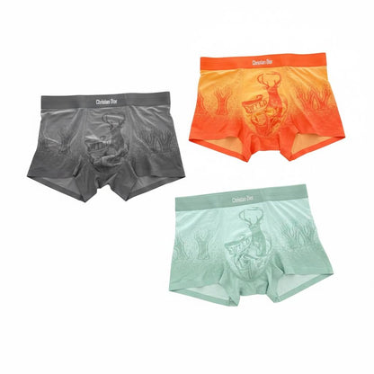 Christian Dior Wild Edition Premium Boxer Briefs Set – Luxury Statement Collection 🦌✨