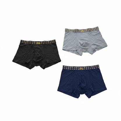 LOUIS VUITTON Monogram Ice Silk Boxer Briefs Set – Luxury Comfort Collection 🖤💎