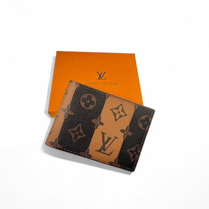 Louis Vuitton Giant Monogram Tricolor Wallet – Brown & Black Canvas