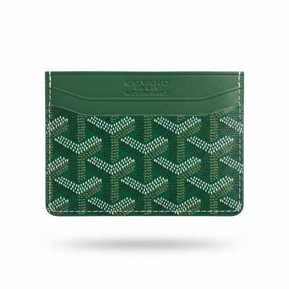 💚✨ Goyard Paris Green Chevron Card Holder | Made in France 🇫🇷
