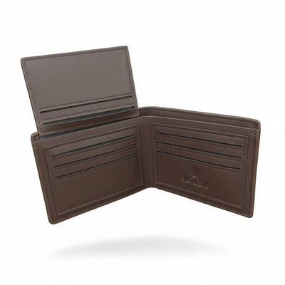 🖤👑 Rolex Embossed Leather Wallet – Classic Brown Edition