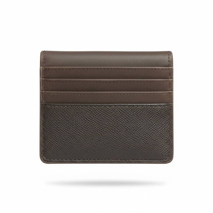 🤎✨ BOSS Leather Card Holder – Brown