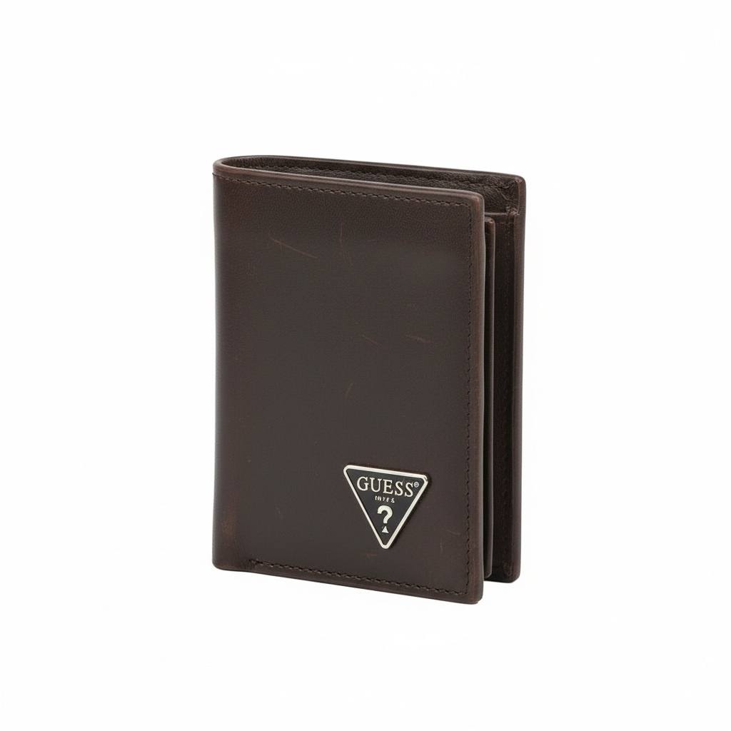 🤎✨ GUESS Leather Wallet – Brown