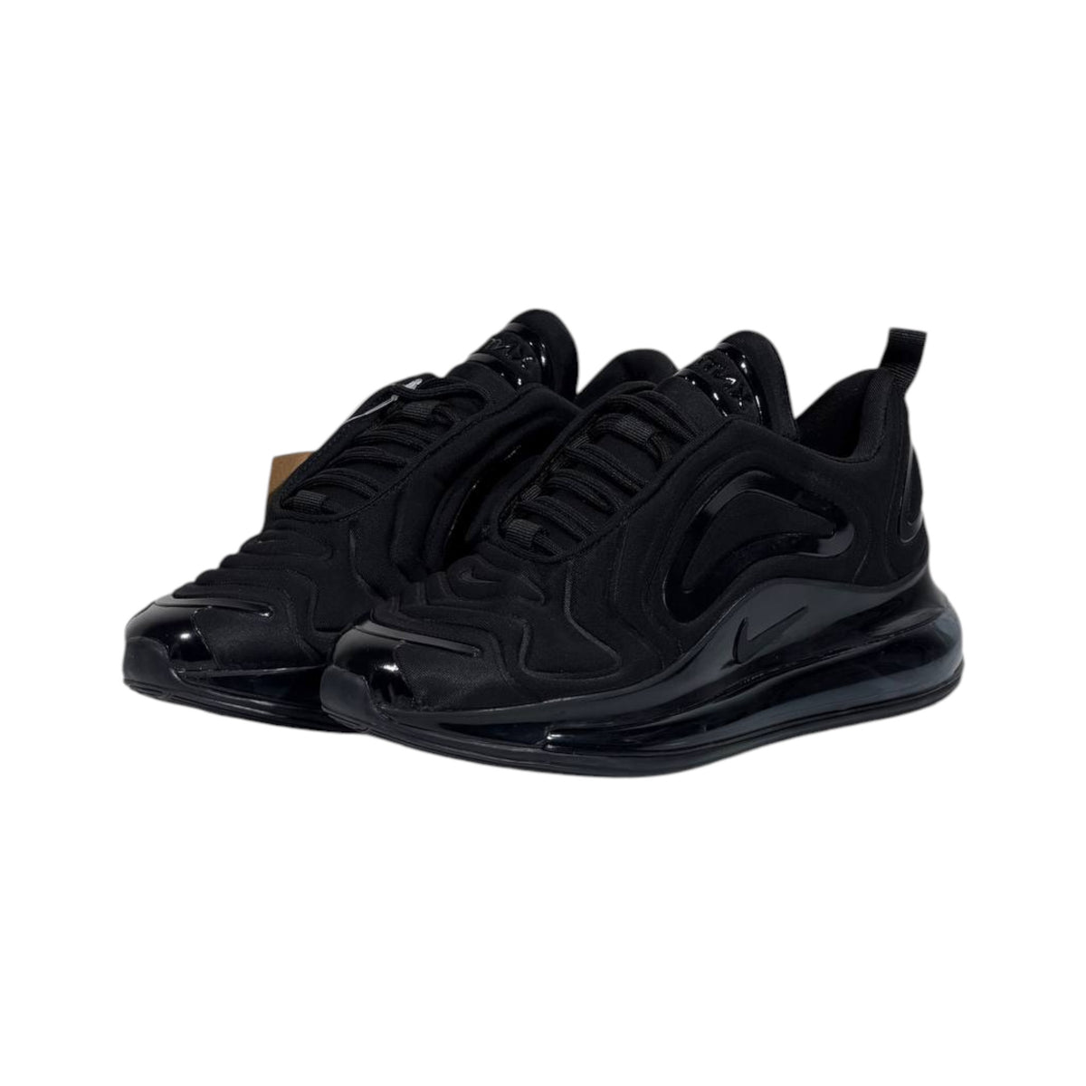 🖤👟 Nike Air Max 720 Triple Black Luxury Lifestyle Sneakers – Full Air Cushion Streetwear Running Shoes 🔥⚡