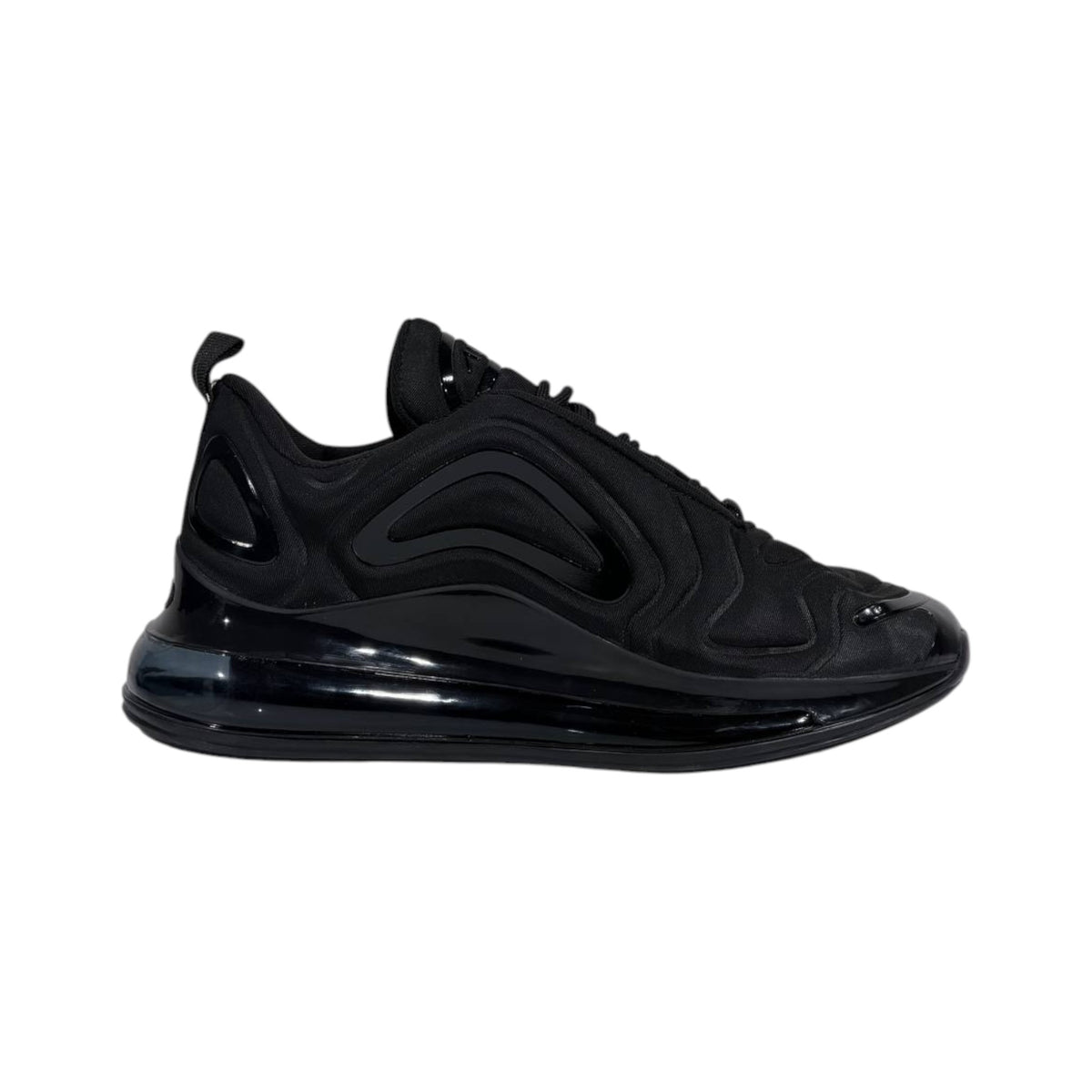 🖤👟 Nike Air Max 720 Triple Black Luxury Lifestyle Sneakers – Full Air Cushion Streetwear Running Shoes 🔥⚡