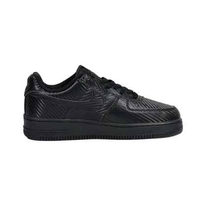🖤🔥 Nike Air Force 1 Low Carbon Fiber Triple Black Sneakers – Luxury Streetwear Classic Shoes 👟⚡