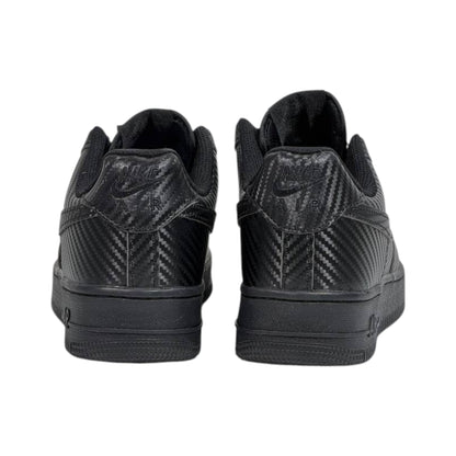 🖤🔥 Nike Air Force 1 Low Carbon Fiber Triple Black Sneakers – Luxury Streetwear Classic Shoes 👟⚡
