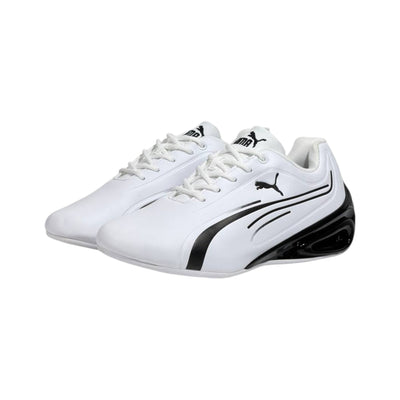 🤍⚡ Puma Viz Runner White & Black Lifestyle Sneakers – Modern Sport Comfort Shoes 👟🔥