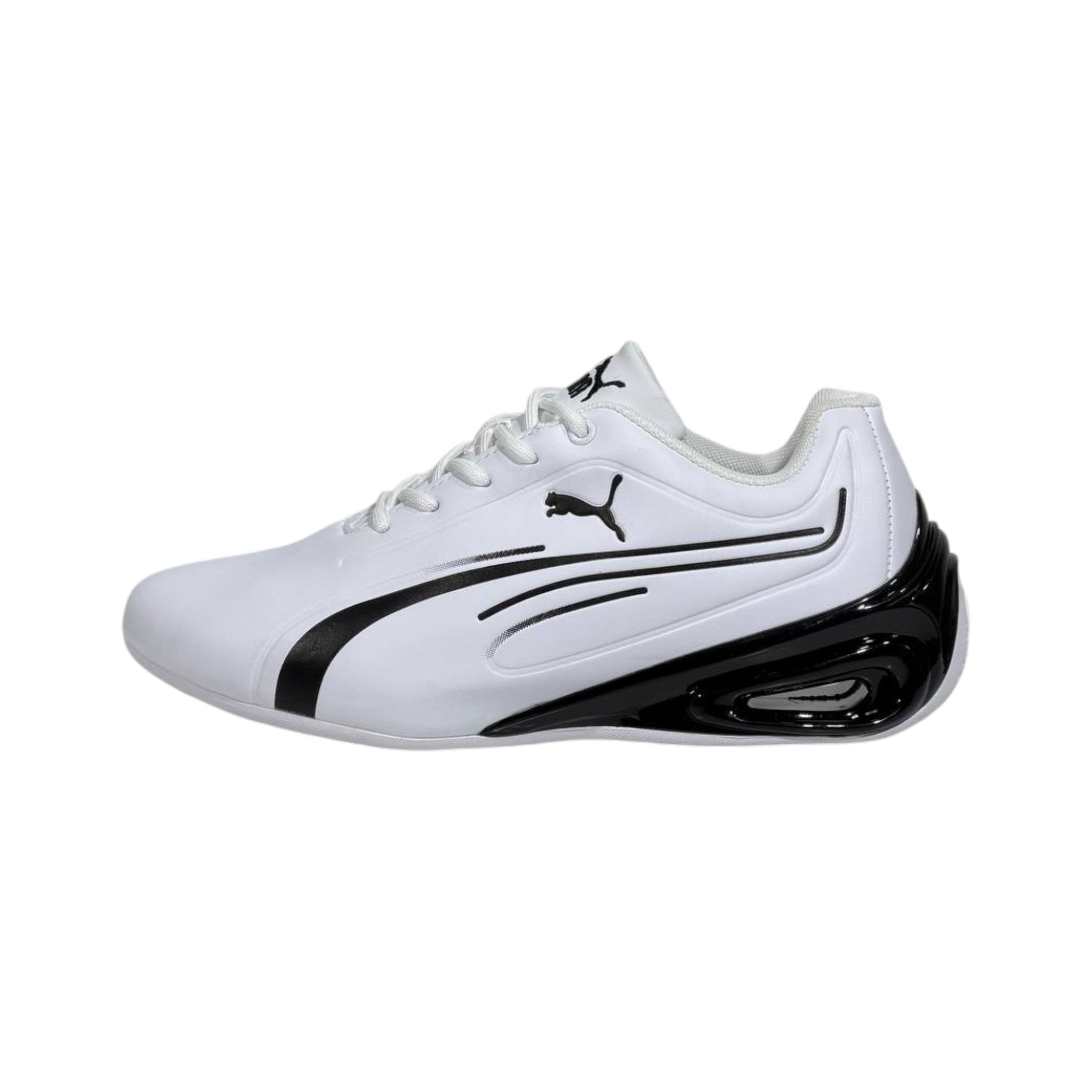 🤍⚡ Puma Viz Runner White & Black Lifestyle Sneakers – Modern Sport Comfort Shoes 👟🔥