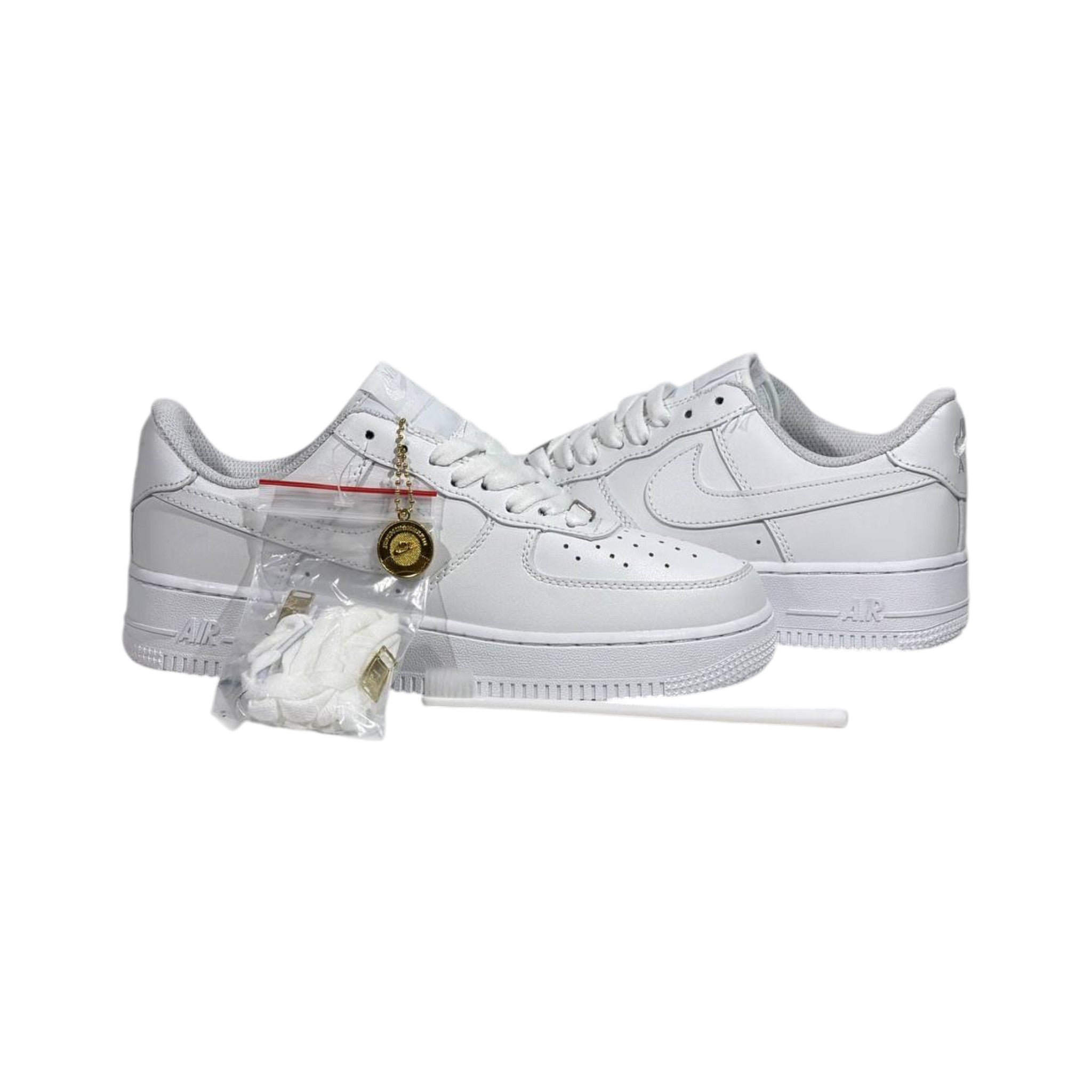 🤍👟 Nike Air Force 1 Triple White Gift Set – Premium Edition 🎁✨