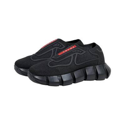 🖤❤️ Prada Cloudbust Thunder Black Sneakers 👟⚡