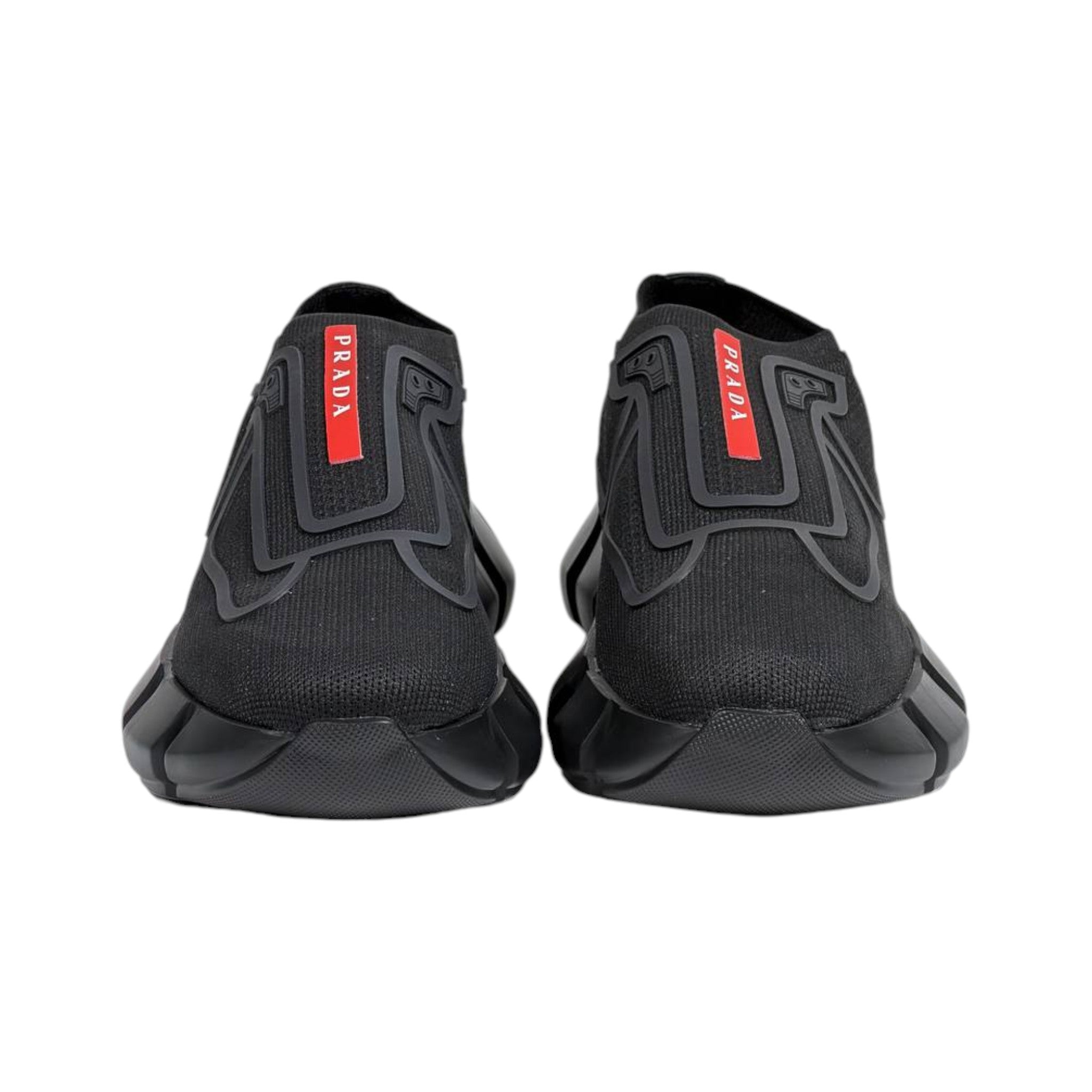 🖤❤️ Prada Cloudbust Thunder Black Sneakers 👟⚡