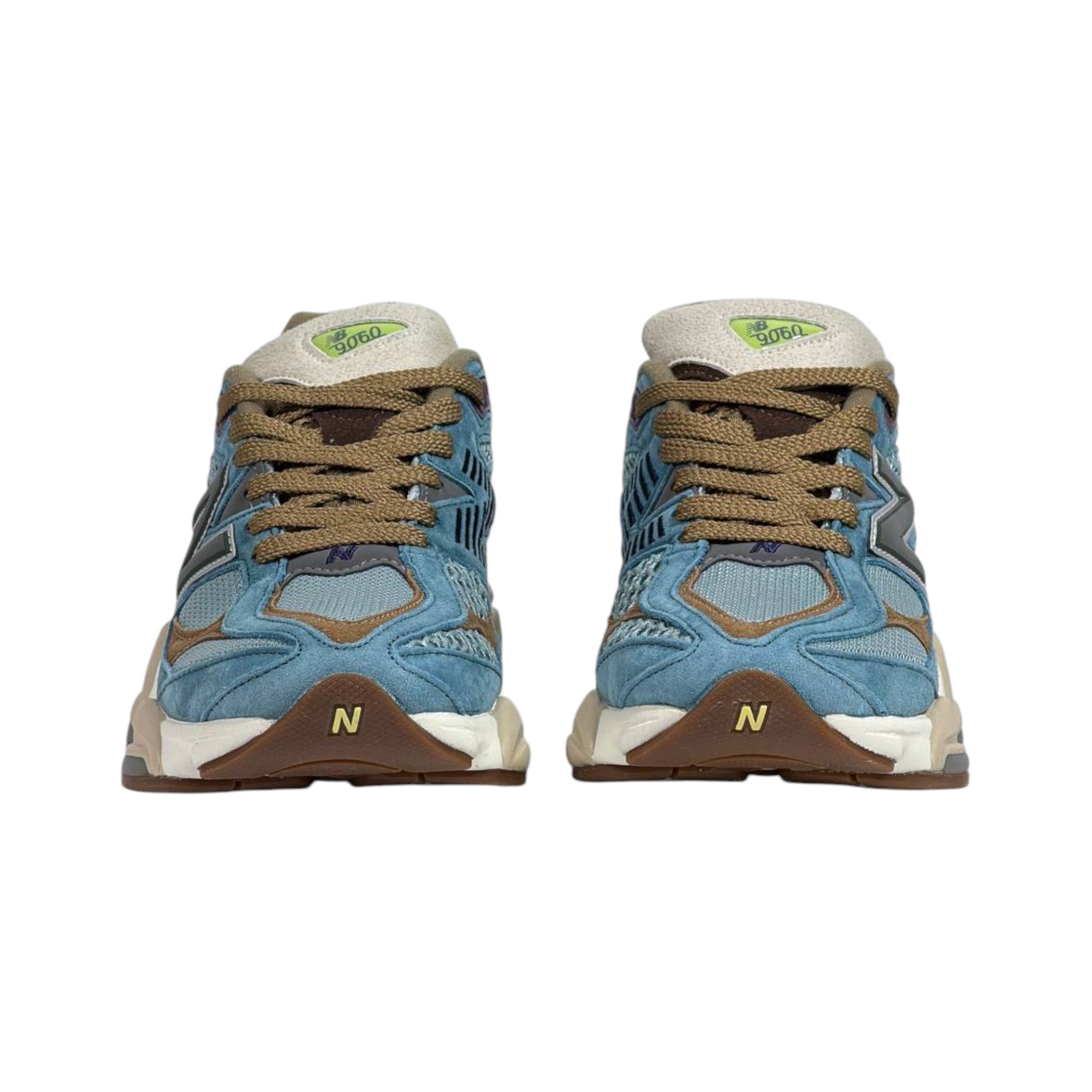 💙👟 New Balance 9060 Blue Suede Lifestyle Sneakers ✨🔥