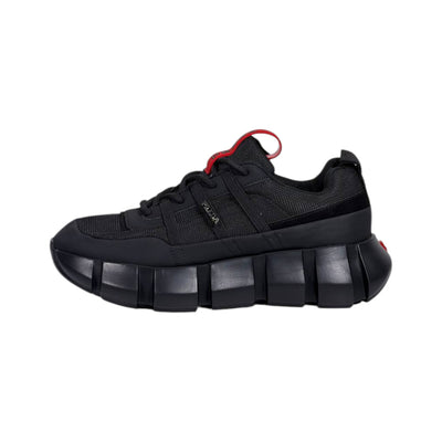 ❤️🖤 Prada Cloudbust Thunder Black Red Luxury Sneakers 👟⚡