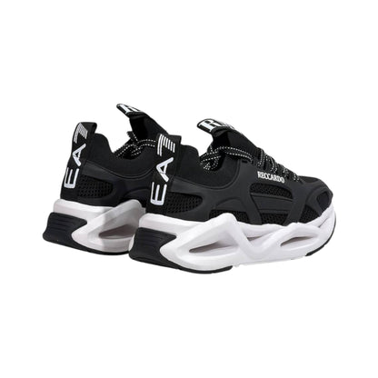 🖤 Armani Exchange Chunky Runner Sneakers White & Black 👟⚡