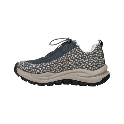 🤍 Moncler Monaco Grey Patterned Sneakers 👟✨