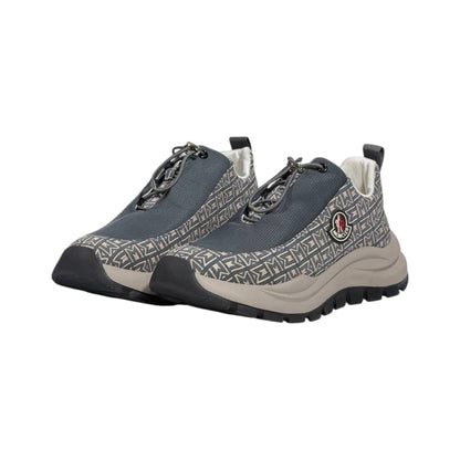 🤍 Moncler Monaco Grey Patterned Sneakers 👟✨