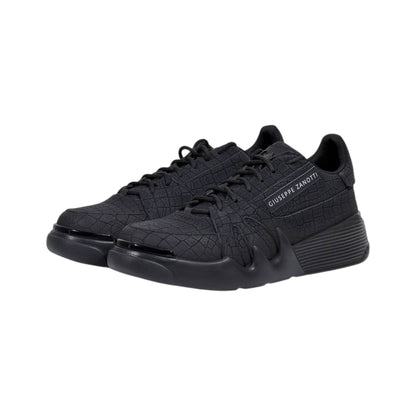🖤 Giuseppe Zanotti Croc-Texture Luxury Sneakers 👟🔥