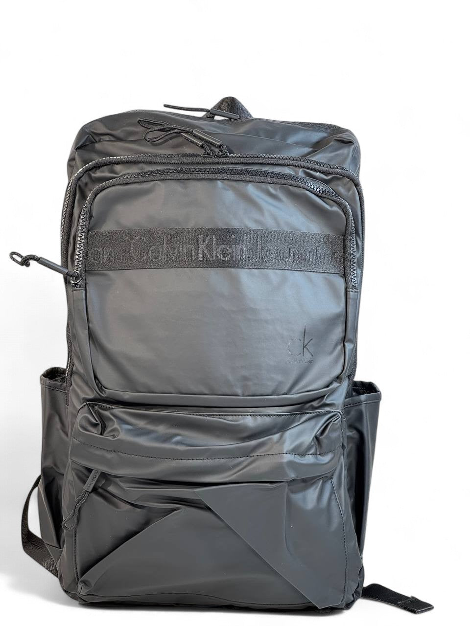 Calvin Klein Jeans Black Backpack 🖤 | Sleek Nylon Everyday Bag with Modern Minimalist Design