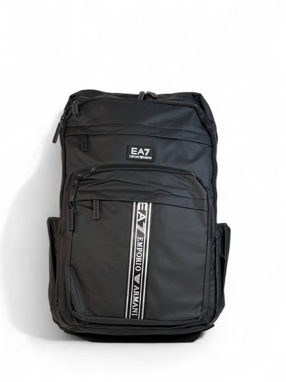Emporio Armani EA7 Black Backpack 🎒 | Sport-Luxe Designer Bag for Everyday Performance