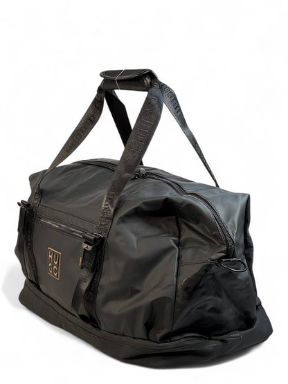 HUGO BOSS Black Duffle Bag 🖤 | Premium Travel & Gym Bag with Bold Modern Design