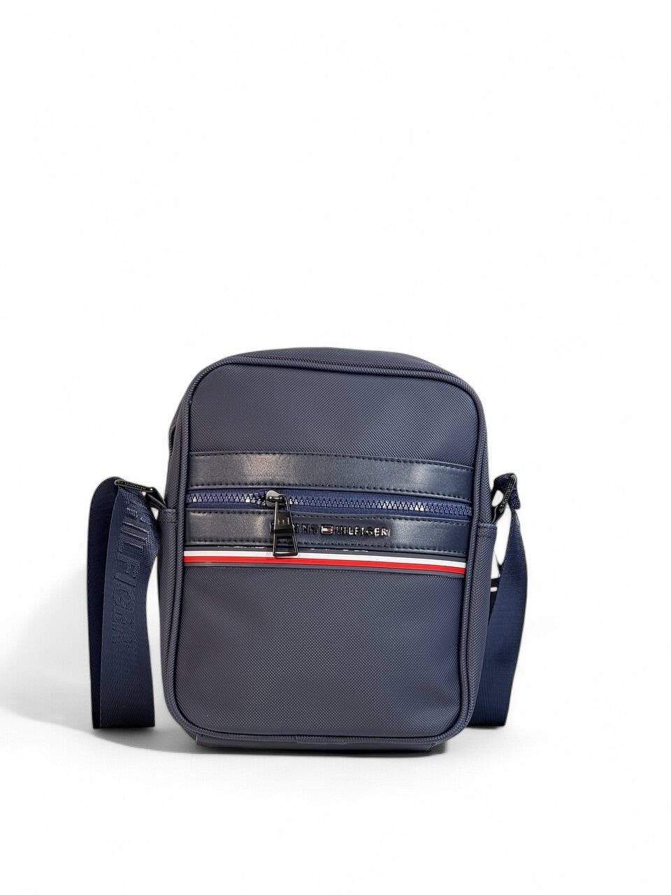 Tommy Hilfiger Navy Crossbody Bag 💼 | Signature Stripe Everyday Messenger