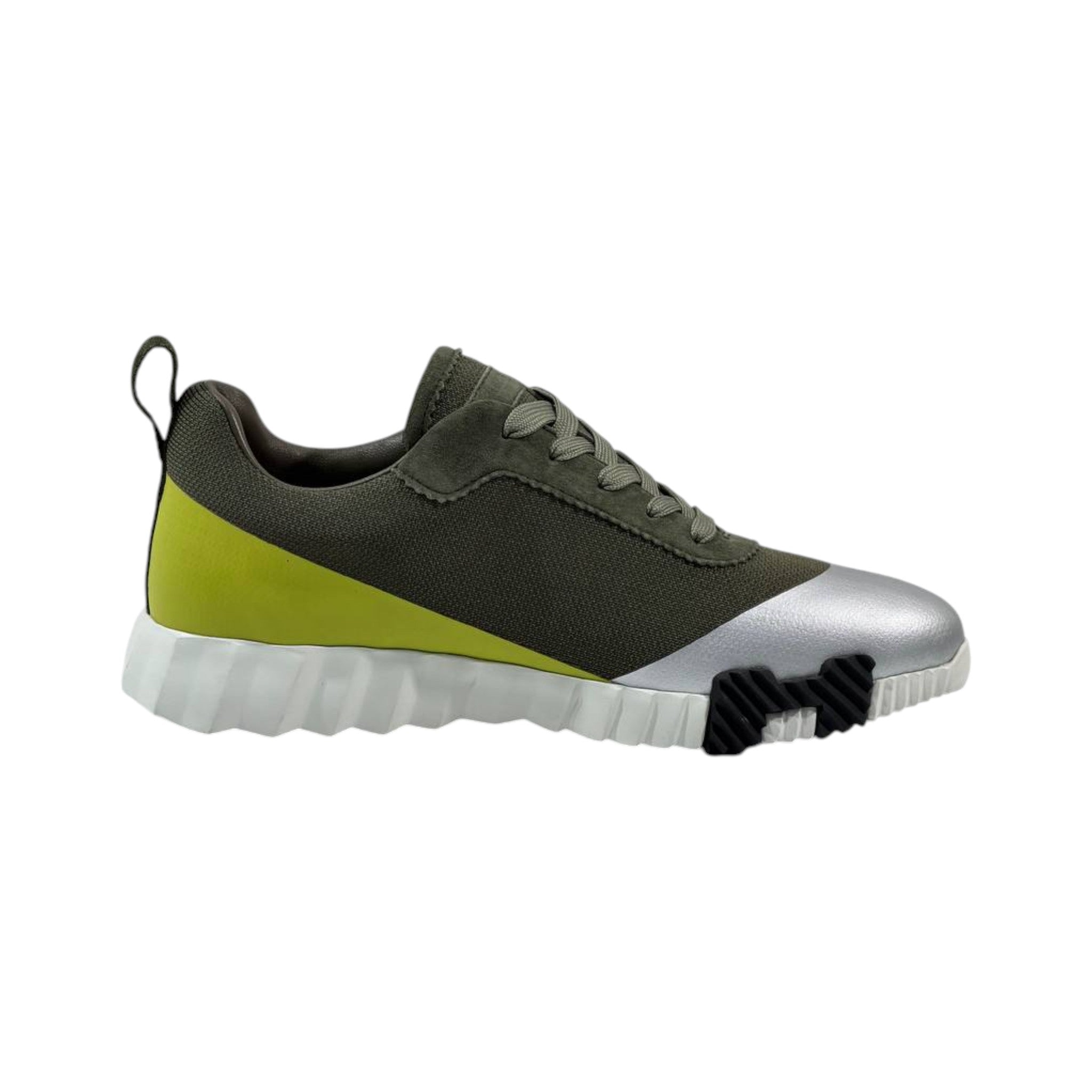 💚🩶 Hermès Futuristic Colorblock Sneakers 👟⚡