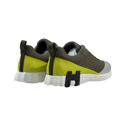 💚🩶 Hermès Futuristic Colorblock Sneakers 👟⚡