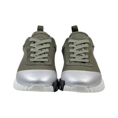 💚🩶 Hermès Futuristic Colorblock Sneakers 👟⚡